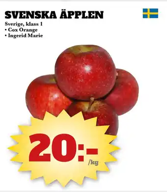 Bonum Matmarknad Svenska äpplen erbjuda