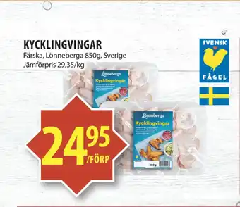 Matvärlden Tensta Kycklingvingar erbjuda