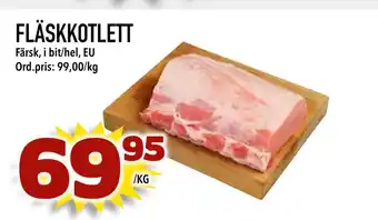 Din Mat Fläskkotlett erbjuda