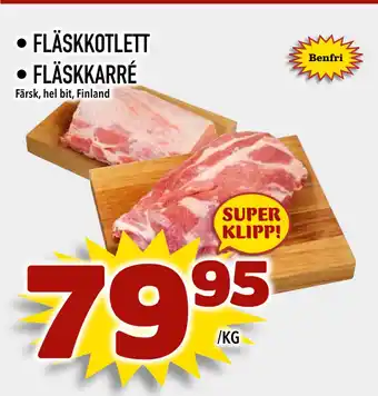 Nya Pulsen Fläskkotlett • fläskkarré erbjuda