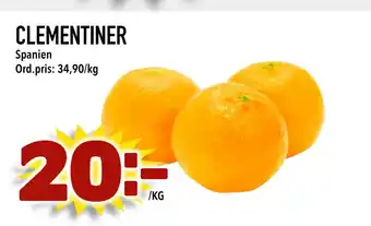 Din Mat Clementiner erbjuda