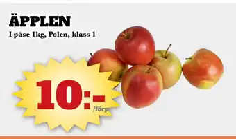 Bonum Matmarknad Äpplen erbjuda