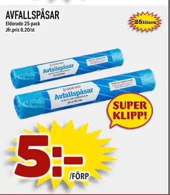 Nya Pulsen Avfallspåsar erbjuda