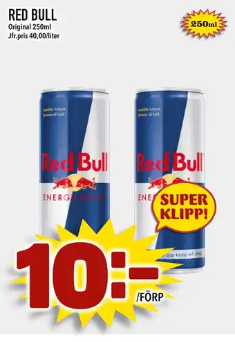 Nya Pulsen Red bull erbjuda