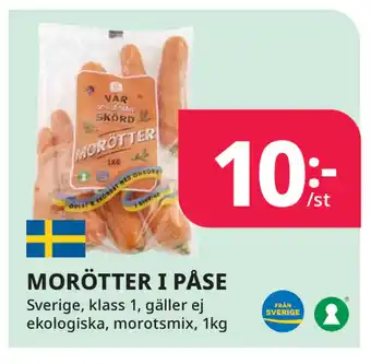 Tempo Morötter i påse erbjuda