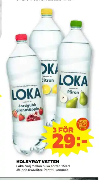 Stora Coop Kolsyrat vatten erbjuda