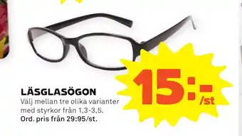 Stora Coop Läsglasögon erbjuda