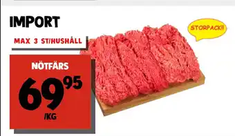 MatArket Nötfärs erbjuda