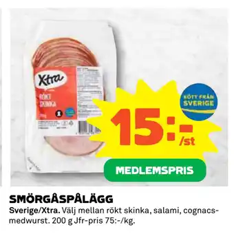 Coop Daglivs Smörgåspålägg erbjuda
