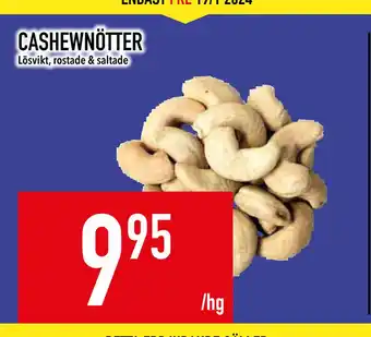 Matdax Cashewnötter erbjuda