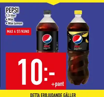 Matdax Pepsi erbjuda