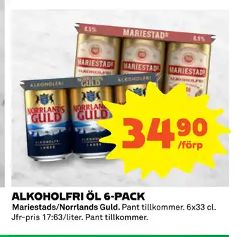Coop Daglivs Alkoholfri öl 6-pack erbjuda