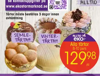 EKO Alla tårtor erbjuda
