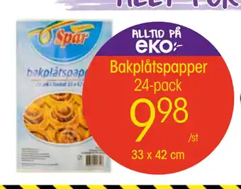 EKO Bakplåtspapper erbjuda