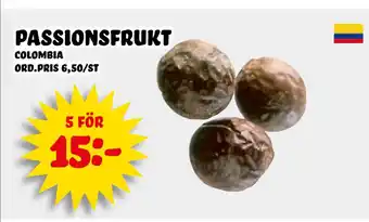 Nelins Passionsfrukt erbjuda