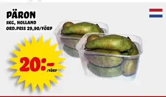 Nelins Päron erbjuda