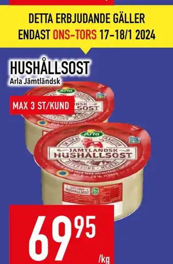 Matdax Hushållsost erbjuda