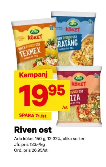minmatbutik Riven ost erbjuda