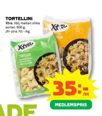 Coop X-tra pasta erbjuda