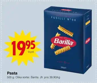 Matöppet Barilla pasta sorterad erbjuda