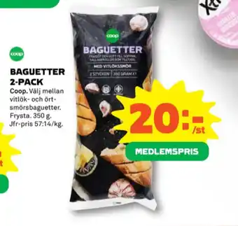 Coop Coop baguetter erbjuda