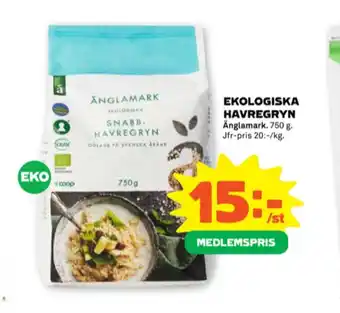 Stora Coop Änglamark havregryn erbjuda