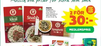 Stora Coop Kungsörnen pasta sorterad erbjuda