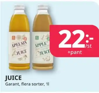 Tempo Garant juice erbjuda