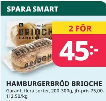 Tempo Brioche hamburgerbröd sesam erbjuda