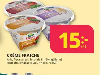 Tempo Arla köket crème fraiche erbjuda