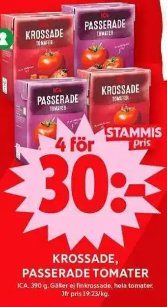 ICA Maxi KROSSADE, PASSERADE TOMATER erbjuda