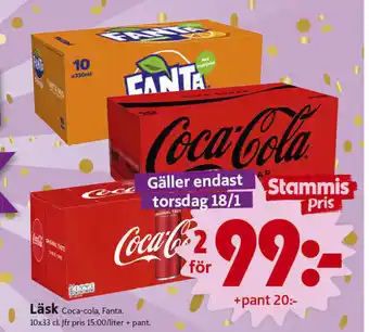 ICA Nära Läsk erbjuda