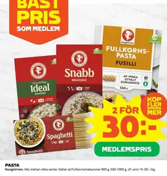 Coop PASTA Kungsörnen erbjuda