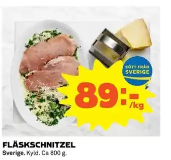 Coop FLÄSKSCHNITZEL erbjuda