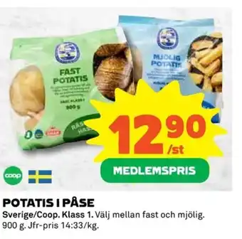 Coop POTATIS I PÅSE erbjuda