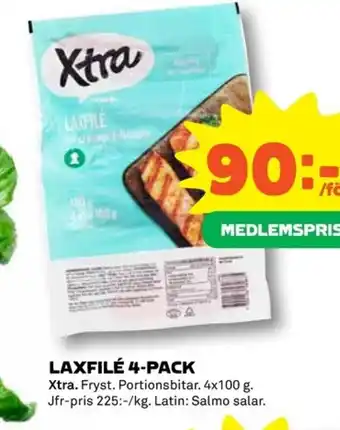 Coop LAXFILÉ 4-PACK erbjuda