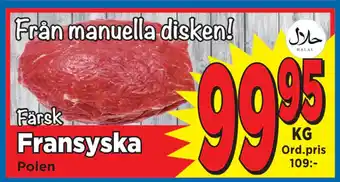 Supergrossen Fransyska erbjuda