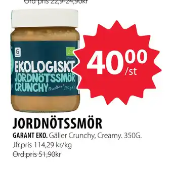 Handlar'n Jordnötssmör erbjuda