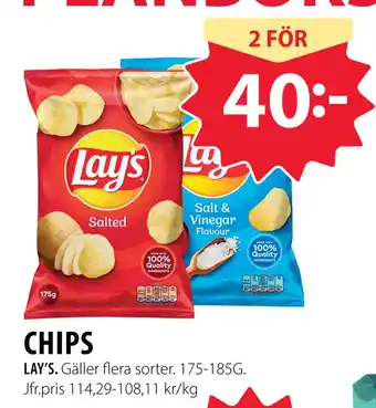 Handlar'n Chips erbjuda