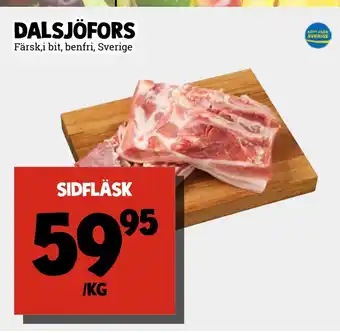 MatArket Sidfläsk erbjuda