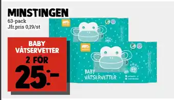 MatArket Baby våtservetter erbjuda