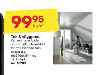 Byggmax Tak & väggpanel erbjuda