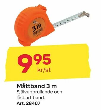 Byggmax Måttband 3 m erbjuda
