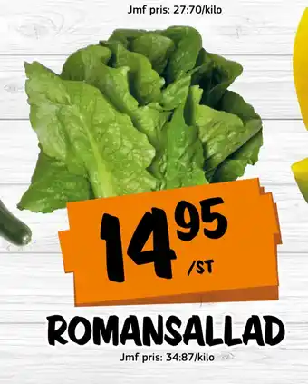Bazaar Food market Romansallad erbjuda