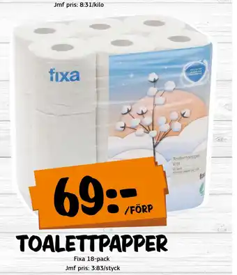 Bazaar Food market Toalettpapper erbjuda