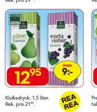 Bo Ohlsson Kivik fruktdryck erbjuda