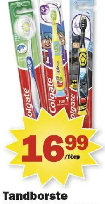 Pekås Tandborste erbjuda