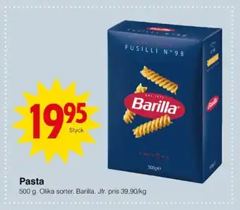 Matöppet Pasta erbjuda