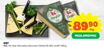 Coop Konsum OST erbjuda