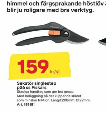 Byggmax Fiskars Sekatör erbjuda